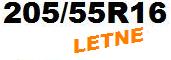 205-55r16 LETNE
